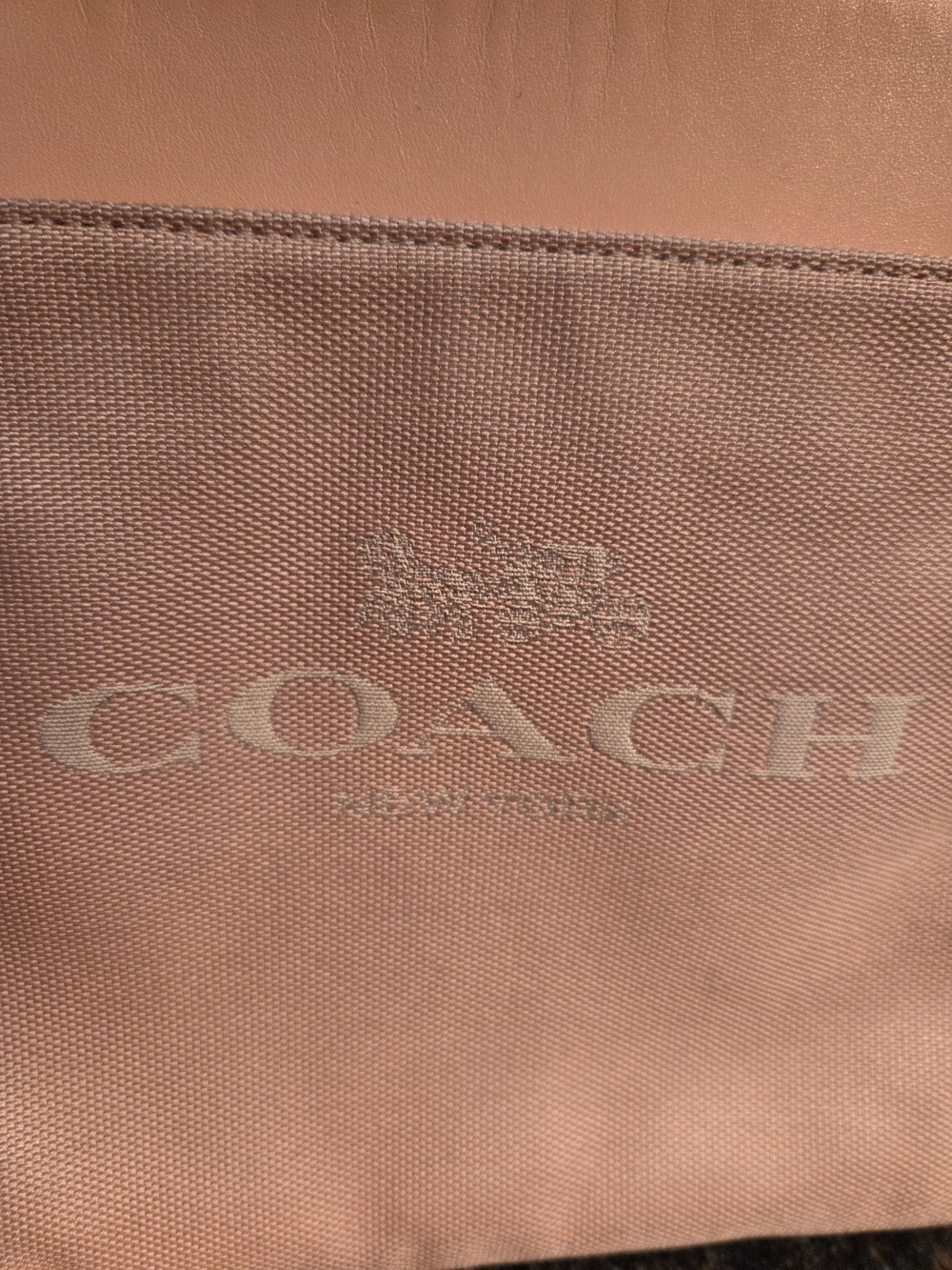 Coach Peach-Pink Two-Piece Crossbody Bag And Wristlet Set - Picture 4 of 12